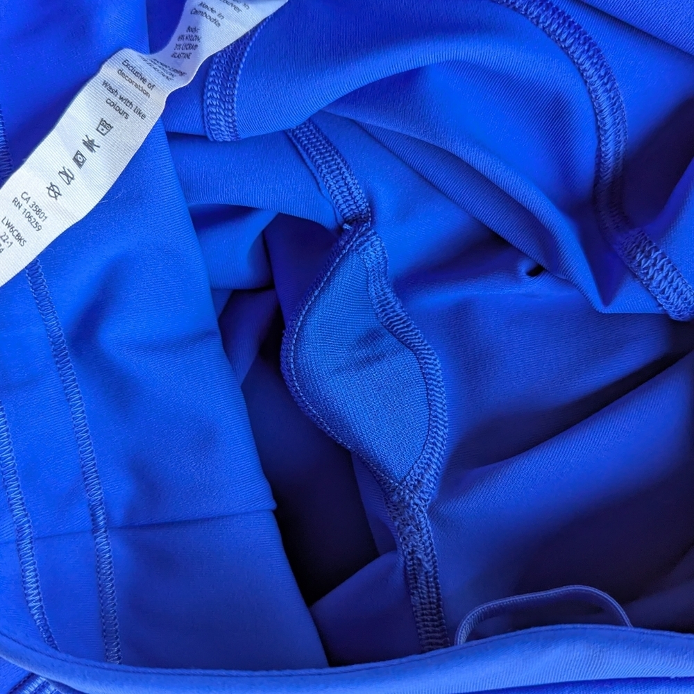 Lululemon Swift Speed High-Rise Crop 21" Blazer Blue Tone Size 6 - Picture 11 of 13